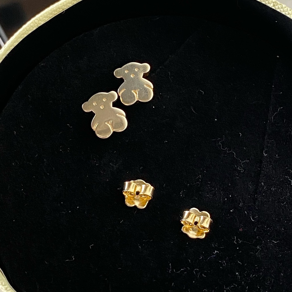 TOUS small vermeil earrings